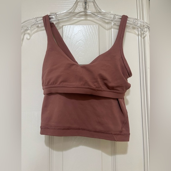 LULULEMON ALIGN TANK TOP, BLUSH PINK. Size 0 - Picture 3 of 6